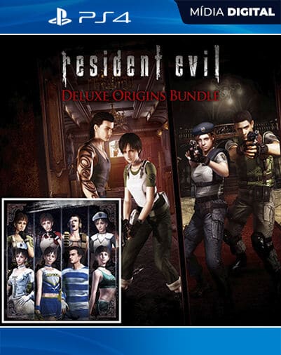 Resident Evil: Deluxe Origins Bundle Playstation 4 Mídia Digital Licença VIP