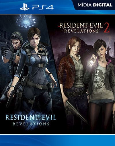 Resident Evil Revelations 1 & 2 Bundle Playstation 4 Mídia Digital Licença VIP