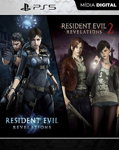 Resident Evil Revelations 1 & 2 Bundle Playstation 5 Mídia Digital Licença VIP