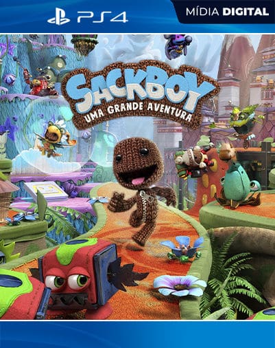 Sackboy: Uma Grande Aventura Playstation 4 Mídia Digital Licença VIP