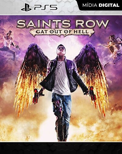 Saints Row Gat Out of Hell Playstation 5 Mídia Digital Licença VIP