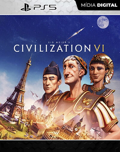 Sid Meier's Civilization VI Playstation 5 Mídia Digital Licença VIP