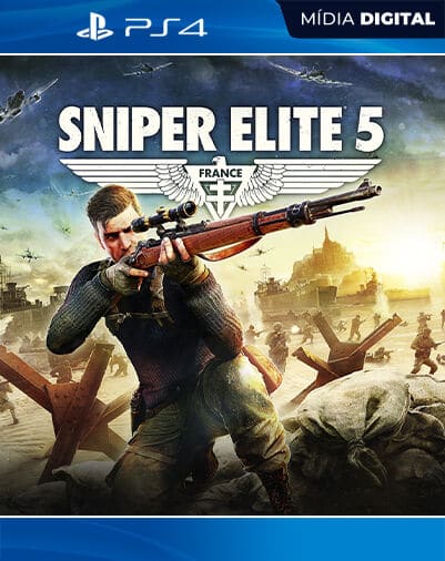 Sniper Elite 5 Playstation 4 Mídia Digital Licença VIP