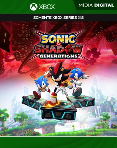 SONIC X SHADOW GENERATIONS - Xbox One / XS - Mídia Digital