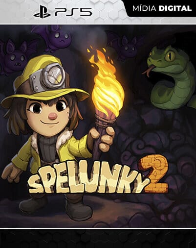 Spelunky 2 Playstation 5 Mídia Digital Licença VIP