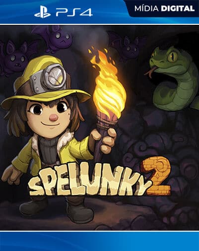 Spelunky 2 Playstation 4 Mídia Digital