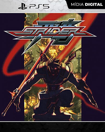 Strider Playstation 5 Mídia Digital Licença VIP