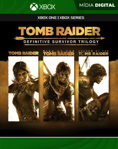 Tomb Raider: Definitive Survivor Trilogy - Xbox One / XS - Mídia Digital