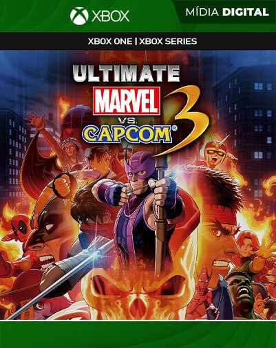 ULTIMATE MARVEL VS. CAPCOM 3 - Xbox One / XS - Mídia Digital