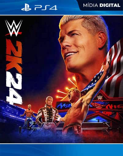 WWE 2K24 Playstation 4 Mídia Digital