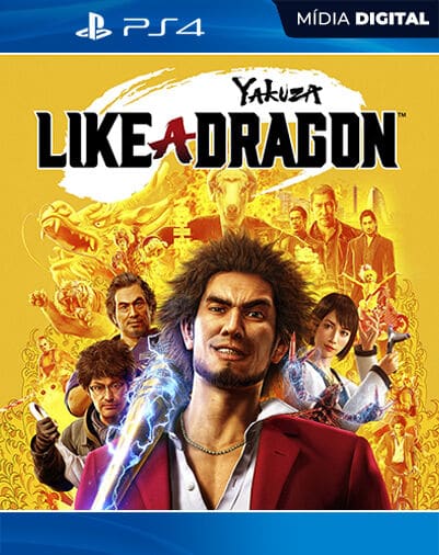 Yakuza: Like a Dragon Day Ichi Edition Playstation 4 Mídia Digital Licença VIP