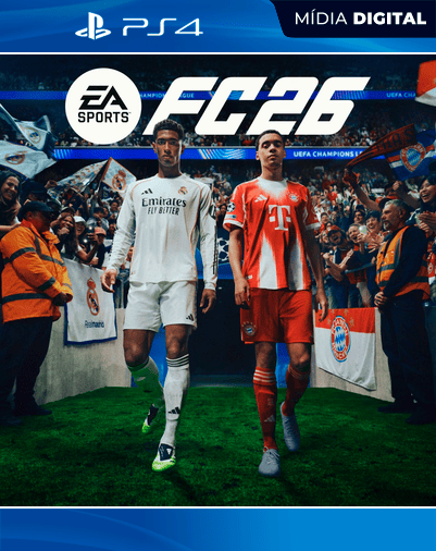 FC 26 PS4 – Jogo de Futebol Digital da EA Sports em Português – Mídia Digital Fonte dos Games
