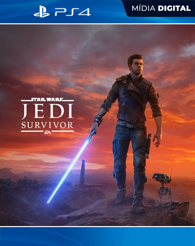STAR WARS Jedi: Survivor – PS4 – Mídia Digital