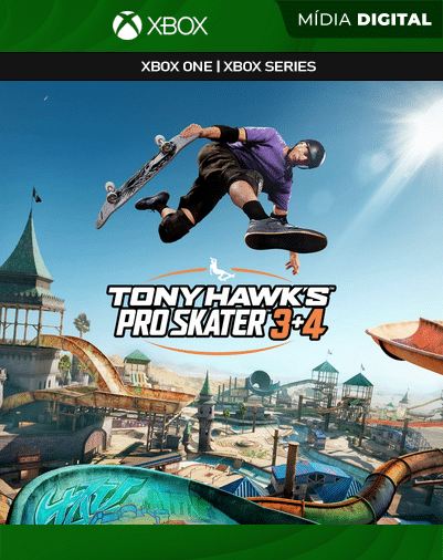 Tony Hawk’s Pro Skater 3 + 4 – Xbox One / XS – Mídia Digital