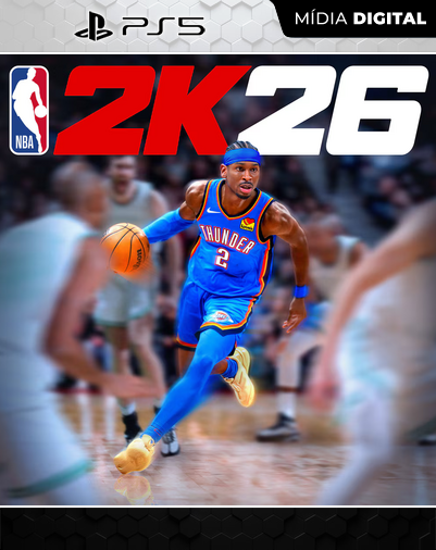 NBA 2K26 PS5 Mídia Digital Original – Fonte dos Games
