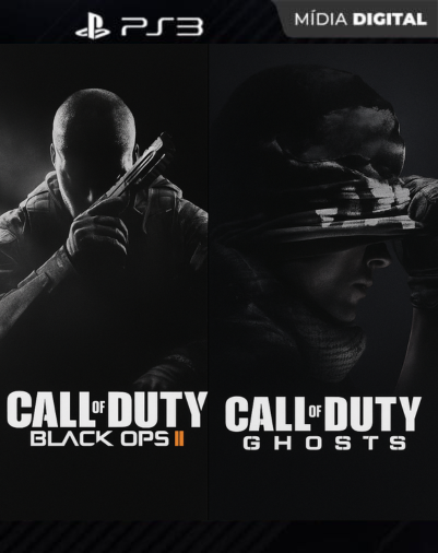 Call of Duty Black Ops II + Ghosts PS3 Combo Digital Oficial