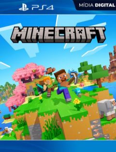 Minecraft PS4 Mídia Digital fonte dos games