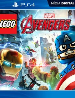 LEGO Marvel Vingadores Avengers Playstation 4 Mídia Digital Licença VIP