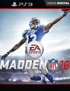 Madden NFL 16 Playstation 3 Mídia Digital - fonte dos games